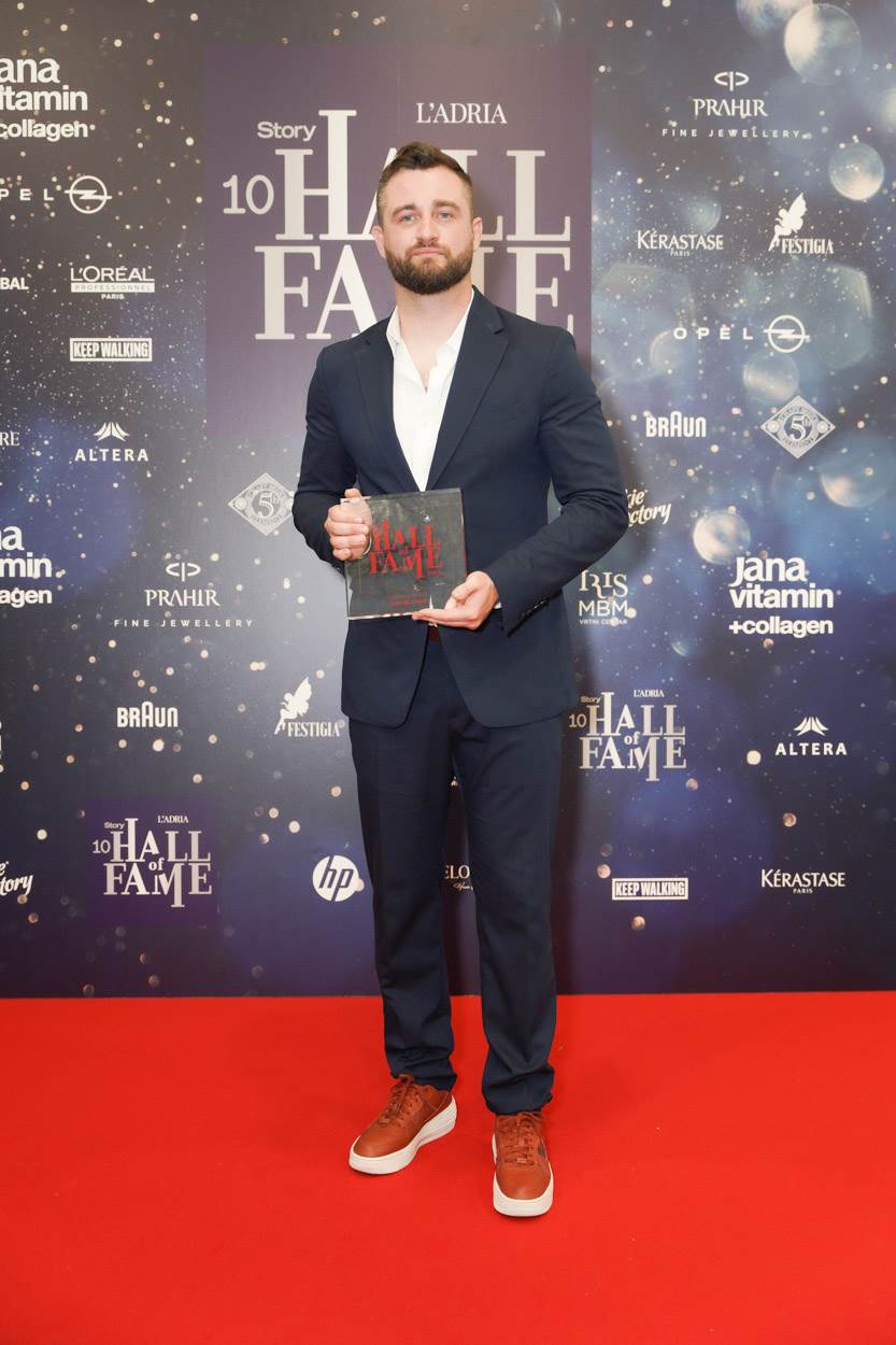 Matija Cvek na L'adria Story Hall of Fameu 2023. godine