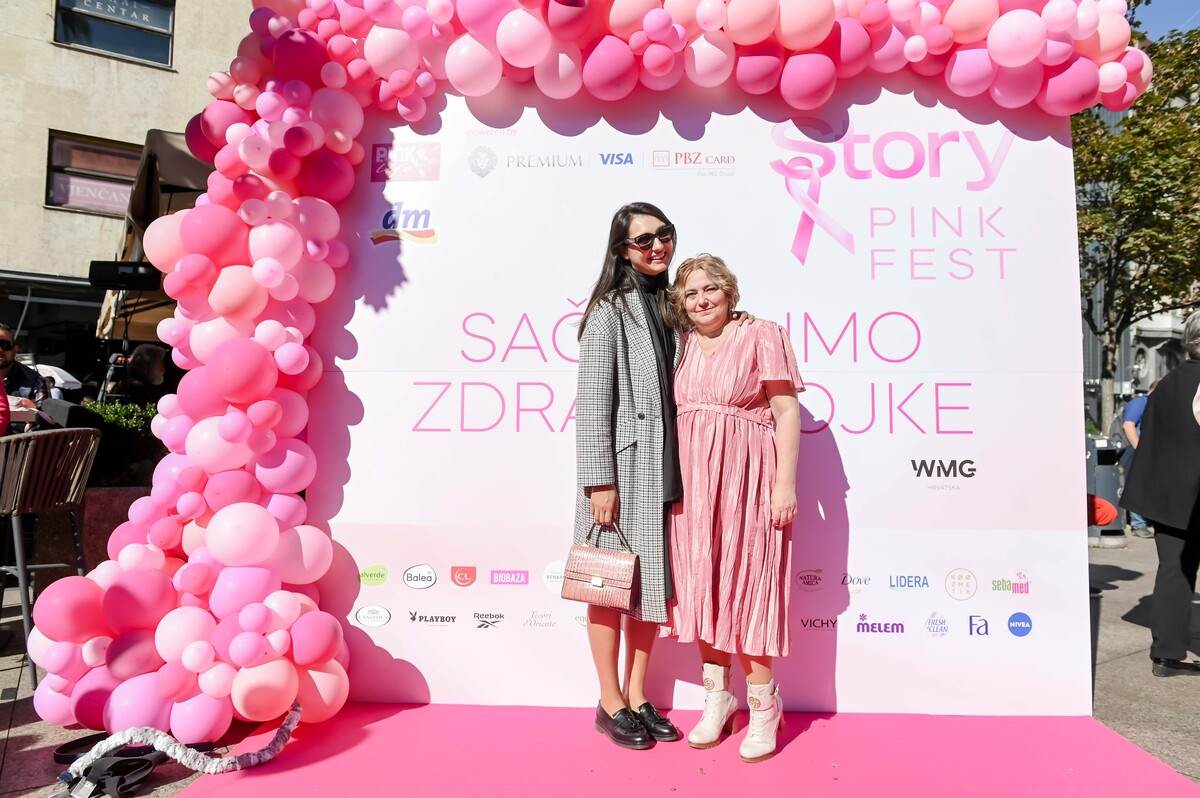 Pink modna pista u srcu Zagreba: Kreacije domaćih dizajnera nosile su junakinje Udruge P.I.N.K. life i poznate osobe