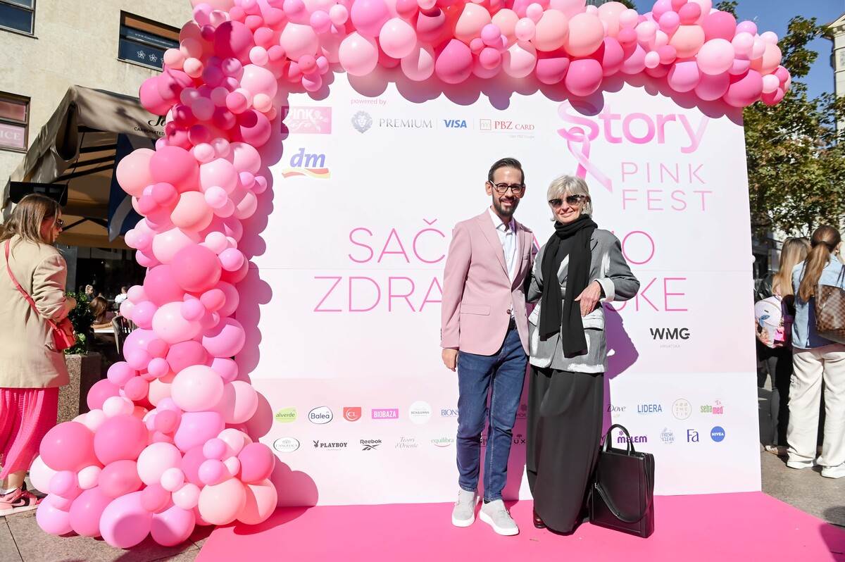 Pink modna pista u srcu Zagreba: Kreacije domaćih dizajnera nosile su junakinje Udruge P.I.N.K. life i poznate osobe