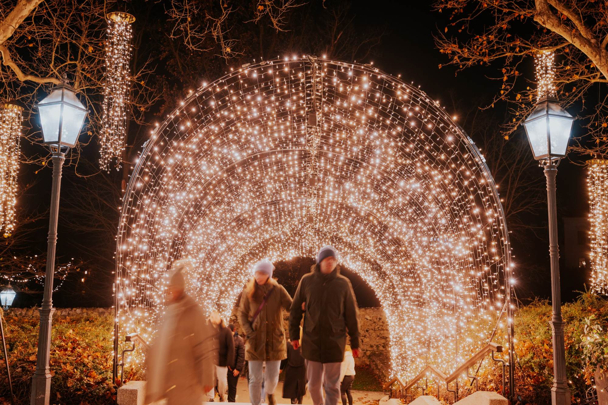 Zimski nokturno u parku Grič 