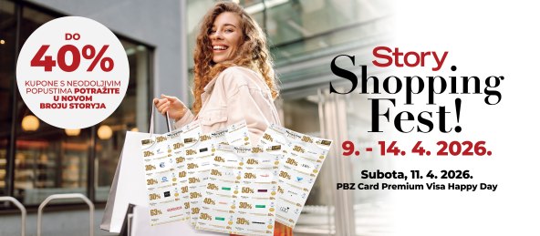 Donosimo kupone za najpovoljniji šoping ovog proljeća DAR uz magazin Story od četvrtka 9 travnja
