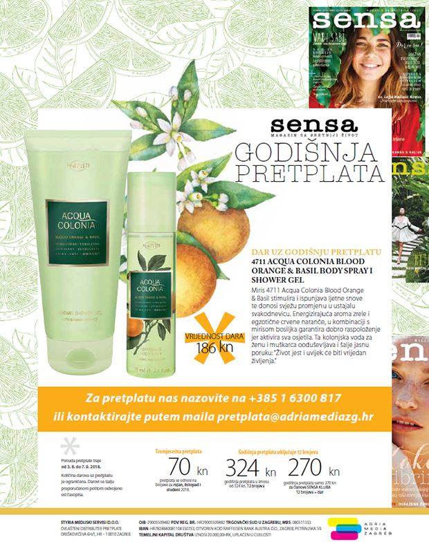sensa pretplata