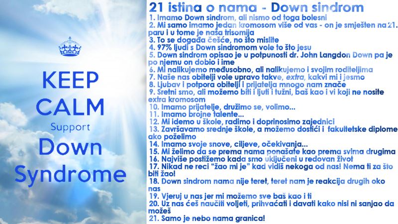 down sindrom letak pr