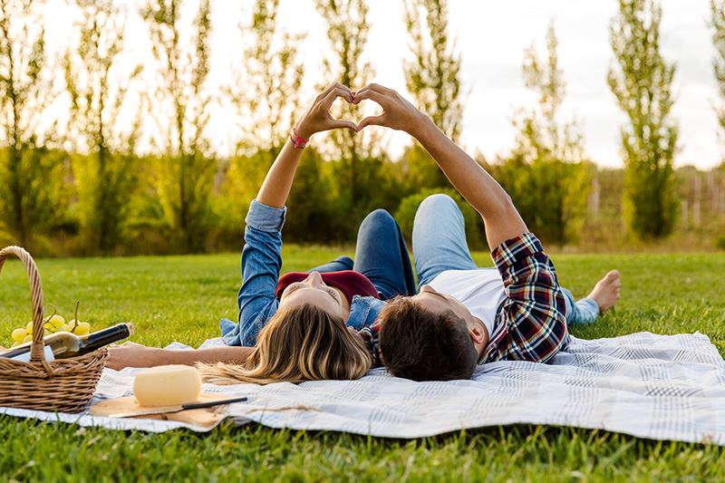 par ljubav priroda romantika