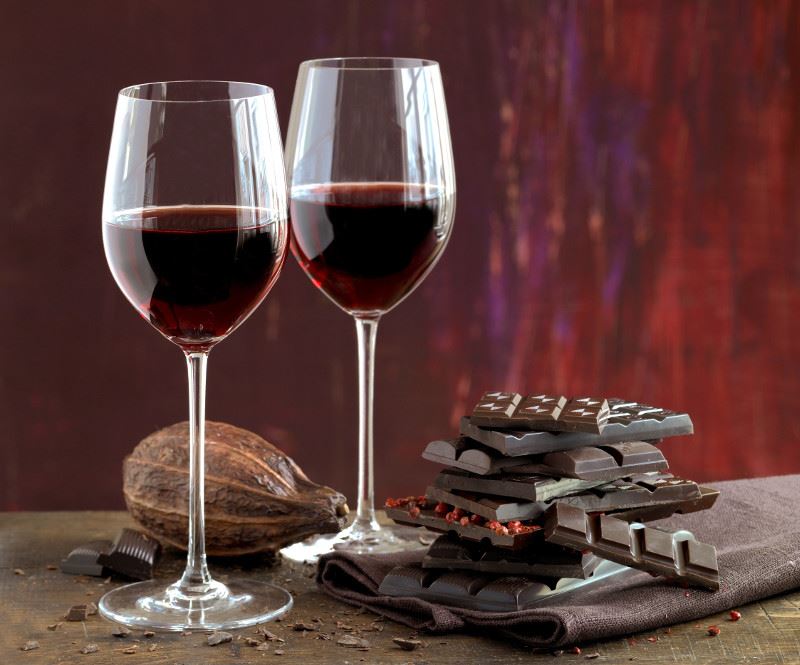 vino i čokolada